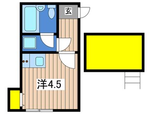 サンステージ蒔田A棟の物件間取画像